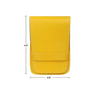 Ensemble de 5 pinces à épiler en acier inoxydable personnalisées, pointe inclinée colorée, avec étui en cuir - Product Image 6