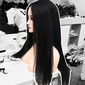 VQ HAIR, pelucas de cabello crudo vietnamita de estilo recto rizado superior, cortadas de un donante, pelucas de cabello humano de alta calidad - Product Image 1