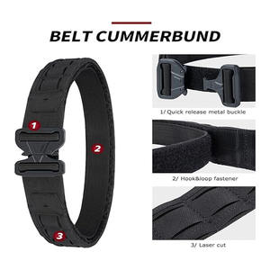 เข็มขัดยุทธวิธีสำหรับเจ้าหน้าที่รักษาความปลอดภัย คุณภาพดี ทนทาน ปรับได้ บริการ OEM ขายดี พร้อมโลโก้และสีตามสั่ง - Product Image 2