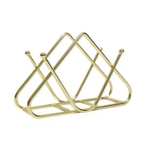 Best Seller Gold Plated Metal Napkin Holder At Reasonable Price Restaurant <b>Wedding</b> Table Decor Dinnerware <b>Tissue</b> Holder - Product Image 6