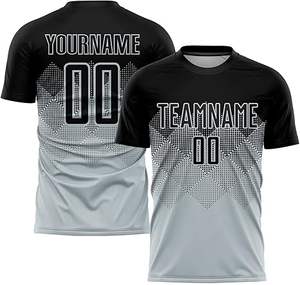 ชุดเสื้อฟุตบอลสำหรับเยาวชนและผู้ชายชุดเสื้อฟุตบอลระบายอากาศออกแบบได้ตามต้องการกางเกงขาสั้นสำหรับทีมสโมสรที่เป็นมิตร - Product Image 2