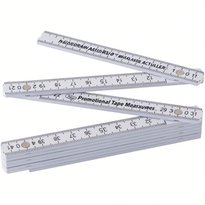 Metro Pieghevole Personalizzabile Leon, Gadget Promozionale con Nastro Metrico Personalizzato - Product Image 3