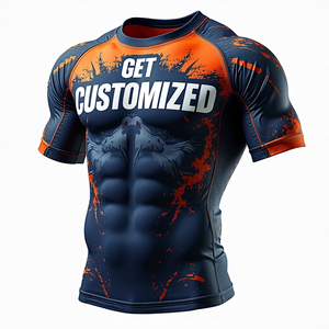 ชุดฝึกแขนยาวทำจากโพลีเอสเตอร์100% ยืดต้านการเกิดผดผื่นปรับแต่งได้สำหรับไม่มี GI Jiu Jitsu - Product Image 3