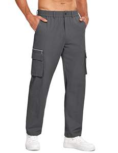 Pantalones Cargo Casuales Rectos para Hombre al por Mayor, Color Sólido, Alta Calidad, Ecológicos, Ligeros, 100% Algodón, Hechos en Pakistán - Product Image 1