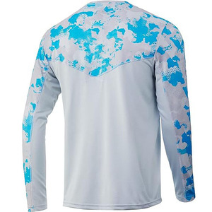 Chemise de plage pour hommes avec protection UV à séchage rapide Vêtements de plage tout temps à motif solide pour adultes Sports de plein air - Product Image 6