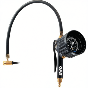 Bomba de Bicicleta Euroair DN 7.2 EWO, Inflador Manual de Neumáticos Calibrado con Conector de Palanca - Product Image 3