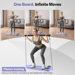 Tabla de Ejercicios Multifuncional 6 en 1 para el Hogar, Tonifica Glúteos, Brazos, Abdominales y Muslos, Compacta y Plegable, para Mujeres, Yoga y Pilates - Product Image 4