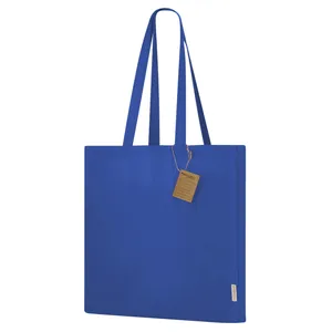 Borsa Tote in Cotone Riciclato Lovarin, Gadget Sostenibile, Articolo Promozionale Ecologico - Product Image 1