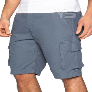 กางเกงขาสั้นผ้าคอตตอนสำหรับผู้ชายกางเกงขาสั้นแบบลำลองผ้าทอป้องกันรอยยับสำหรับ100% - Product Image 4