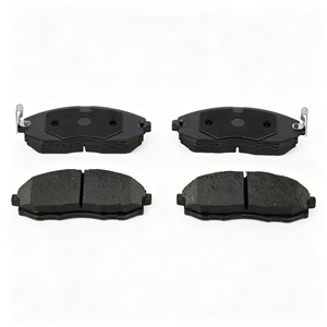 ผ้าเบรกหน้าคุณภาพสูง OEM 581014AA00 สำหรับรถยนต์ฮุนได H1 สตาร์เร็กซ์ แกรนด์ สตาร์เร็กซ์ H100 เกีย พรีจิโอ ชุดผ้าเบรกเซรามิก - Product Image 1