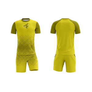 Ensemble d'uniformes de football unisexe personnalisé, respirant, à séchage rapide, léger, en polyester, maillot de football, shorts, vêtements de sport par sublimation, OEM - Product Image 6