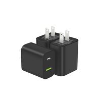Chargeur mural rapide double port 20W PD QC3.0, adaptateur secteur multi-prises EU US UK AU, certifié CE FCC ETL pour téléphones et tablettes
