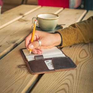 Funda de Cuero para Cuaderno A5, Regalo Corporativo, Estuche para Diario, Recargable, Organizador, a Prueba de Olores, Protección Resistente - Product Image 2