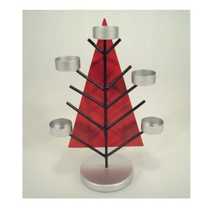 Metal <b>Christmas</b> Tree <b>Tea</b> <b>Light</b> Candle Holder Ornaments For Home X Mas Decorative - Product Image 1