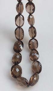 Cuentas de Piedras Preciosas Sueltas de Cuarzo Ahumado, Forma Oval Facetada, para la Elaboración de Joyas, Calidad Premium, Certificado IGI, Todos los Tamaños - Product Image 4