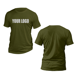 T-shirt pour homme en coton 100% uni, imprimé sur mesure avec logo, écologique, meilleur prix - Product Image 3