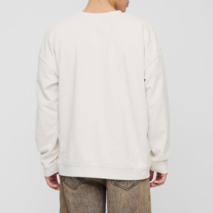 เสื้อสเวตเชิ้ตผู้ชายคุณภาพสูง ผ้าฝ้าย 100% สำหรับฤดูหนาว พิมพ์ลายตามสั่ง 2 ชิ้น ดีไซน์กระเป๋าผ้าฟลีซ - Product Image 2