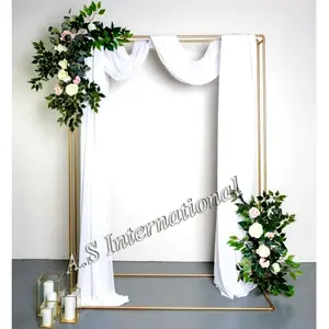 Popular Stable Wedding Flower Stage Unique Design arch metal stands wedding backdrops for party event ceremony decoration