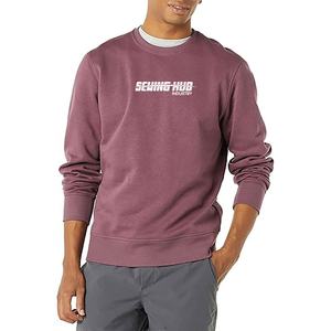 Jersey de punto suave transpirable, cuello redondo, verde oliva, ropa de calle en blanco para hombre, sudaderas con logotipo personalizado liso - Product Image 2