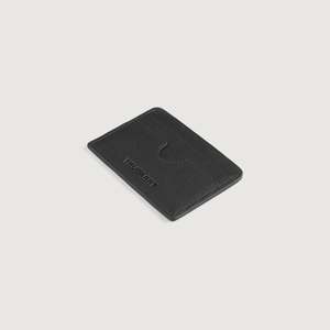 Karl Black Genuine Leather Slim Design Card <b>Holder</b> One Bill Compartment Vertical Business Style Logo Printing for Credit Cards - Product Image 3