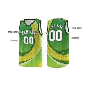 Camiseta de Baloncesto Atlética para Adultos, Transpirable, Duradera, de Malla, Personalizada, Ligera, de Poliéster - Product Image 2