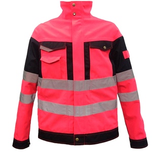Veste de sécurité réfléchissante haute visibilité en modal, imperméable, coupe-vent, vêtements de travail, taille plus, unisexe, plusieurs poches, entièrement personnalisable, qualité supérieure - Product Image 1