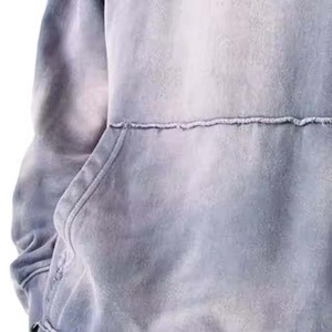 Prix de gros de la meilleure qualité élégante survêtement délavé à l'acide pour homme matériau souple de conception personnalisée et respirante survêtements délavés à l'acide pour hommes - Product Image 4