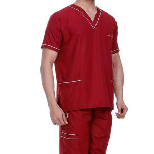 Vêtements médicaux, uniforme d'hôpital pour les médecins, vêtements d'hôpital pour hommes, uniforme de soins infirmiers à manches courtes, ensembles d'uniformes de travail - Product Image 3
