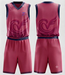 Uniformes de Baloncesto Juveniles Personalizados, Impresión por Sublimación, Conjunto de Baloncesto, Tela de Malla de Secado Rápido, Estilo sin Mangas - Product Image 4