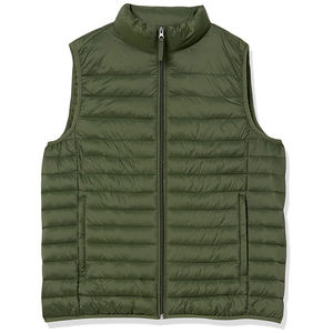 Gilet matelassé sans manches pour homme, chaud et respirant, personnalisable, avec service OEM, 5 poches dimensionnelles, en polyester, pour l'extérieur et les occasions décontractées. - Product Image 1