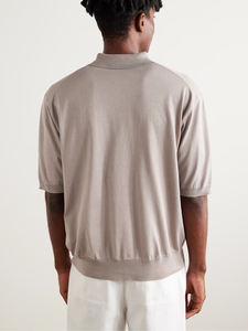 Chemises polo pour hommes, style décontracté, motif uni, nouveau style, tissu jersey en coton, respirant, devant, fabricant et fournisseur en gros - Product Image 4