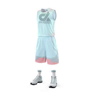 Ensemble de maillots de basket-ball pour filles, best-seller, respirant, design élégant pour enfants, nom et logo d'équipe personnalisables, tailles XS à 4XL - Product Image 6