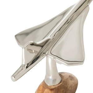 Modelo de Avión de Aleación de Aluminio Fundido a Escala 1:200 con Acabado Brillante, Base de Madera, Decoración de Mesa, Objeto Decorativo de Interior, Soporte OEM - Product Image 6