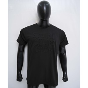 Personalizado al por mayor de alta calidad en relieve diseño causal moda impresa algodón verano más tamaño manga corta o cuello camiseta de los hombres - Product Image 1
