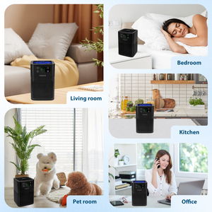 Purificateur d'air Cobectal ZQ3000A 3-en-1 pour petite pièce 600 pieds³ élimine la poussière et la fumée avec filtre HEPA Accessoire de - Product Image 6