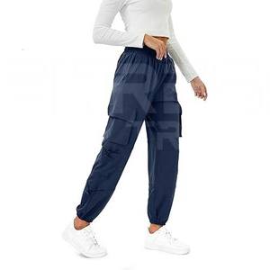 Femmes hiver toile Cargo Joggers haute qualité conception personnalisable élastique extérieur Streetwear pantalons de survêtement - Product Image 6