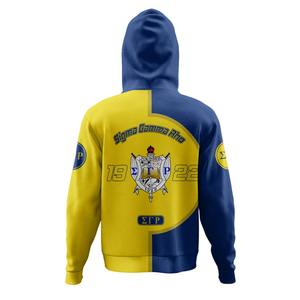 Nouveau Style Sororité Femmes Sigma Gamma Rho Emblème 1922 Broderie Lettre Divine Neuf Femmes Hoodies Deux Tons Attrape - Product Image 2