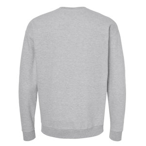 Pull col rond décontracté pour hommes et femmes Mode grise Broderie manches longues chaud en coton Sweatshirts Sportswear - Product Image 3