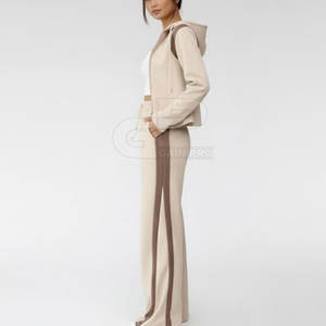 Ensemble deux pièces surdimensionné pour femmes, tenue décontractée de rue, avec haut ample et pantalon, ensemble deux pièces surdimensionné tendance - Product Image 6