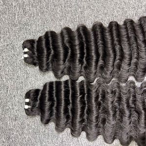 วิกผมต่อผมมนุษย์บริสุทธิ์จากเวียดนามทรงหลวมผมหยิกสีดำดิบ - Product Image 3