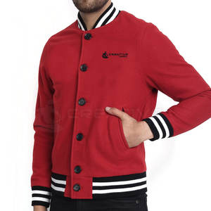Chaqueta Letterman de gran tamaño transpirable de alta calidad para hombres Último diseño con cuello con capucha para la temporada de invierno - Product Image 1