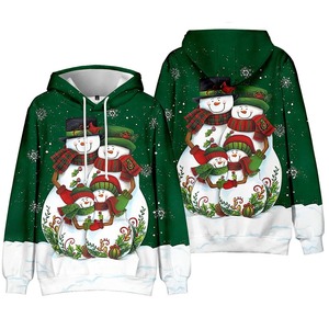 Sudaderas con capucha de hombro caído impresas en 3D personalizadas 2025 sudaderas con capucha Premium para mujer Casual transpirable 100% Jersey de algodón - Product Image 4