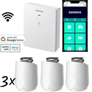Chauffages intelligents Siemens pour la maison connectée, avec têtes thermostatiques intelligentes, hub domestique intelligent et connectivité Wi-Fi - Product Image 5