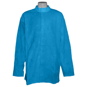 Chaqueta de soldadura de cuero de vaca dividida de color blanco, equipo de protección Personal para protección de brazo de mano de chispa de fuego de calor - Product Image 5