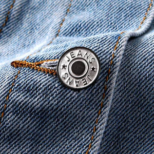 Veste en jean personnalisée Style vintage fermeture à boutons grande taille manteau d'hiver perle étoile patch design veste en jean en coton pour femmes - Product Image 6