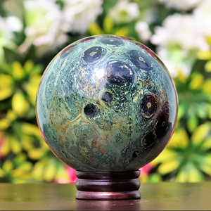 Groothandelsprijs Hoge Kwaliteit Pauw 'S Eye <span class=keywords><strong>Jade</strong></span> Bol Healing Kambaba Jaspis Bol Voor Decoratie Cadeau - Product Image 6