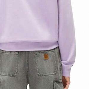 2024 ODM Supply, sudadera de manga larga de alta calidad para hombre, cómoda, estampado sólido, poliéster/algodón, forro polar, teñido liso, Invierno - Product Image 6