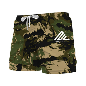 Short décontracté sublimé de haute qualité pour hommes vente en gros de poches brodées à la taille moyenne solide personnalisé uni cordon de serrage vierge - Product Image 5