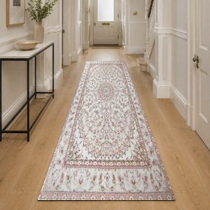 <b>RUGS</b> DEPOT LXDP-0930 Wholesale Multicolor Neutral Traditional Oriental Digital Printed Machine Washable <b>Chenille</b> <b>Rug</b> Non Slip - Product Image 5
