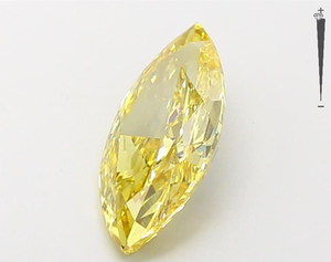 2.52CT VVS Fancy Lab Créé Diamant Fantaisie Couleur Jaune HPHT CVD Diamant Lâche Cultivé en Laboratoire pour Bijoux - Product Image 2